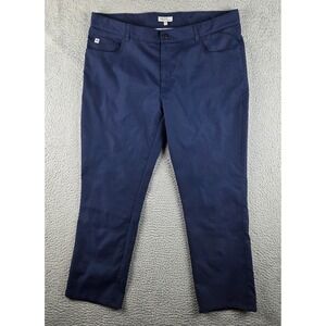 Peter Millar Pants Mens 40x32 (40x29) Blue EB66 Performance 5 Pocket Golf